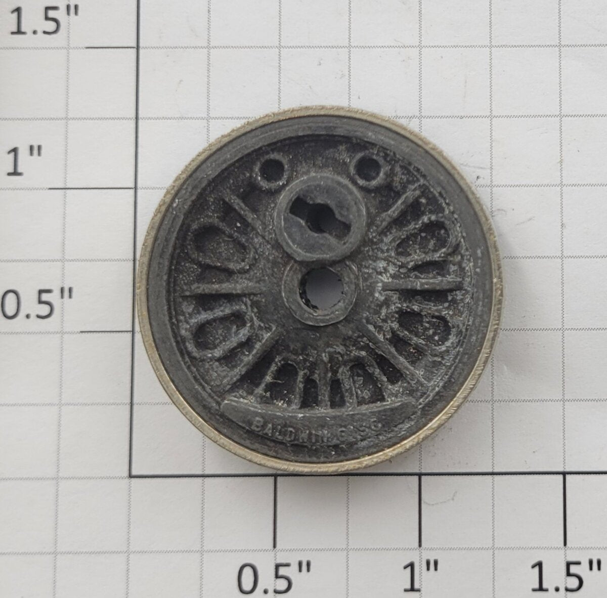 Lionel 726-63 Center Wheel with Nickel Tire