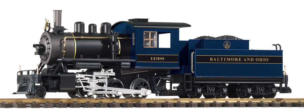 Piko 38263 G B&O Mini-Mogul Steam Locomotive and Tender #1138