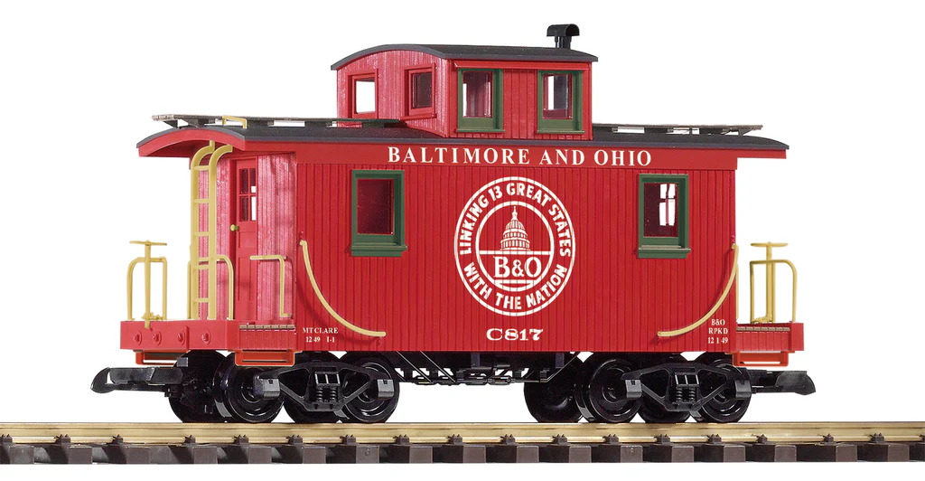 Piko 38982 G B&O Wood Caboose #C817