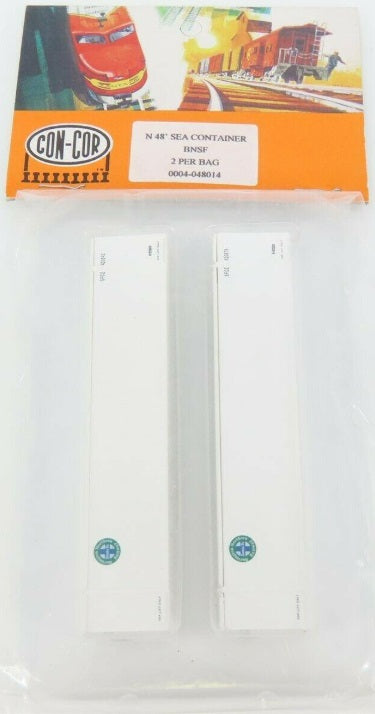 Con-Cor 0004-048014 N Scale BNSF 48' SEA Container (Pack of 2)