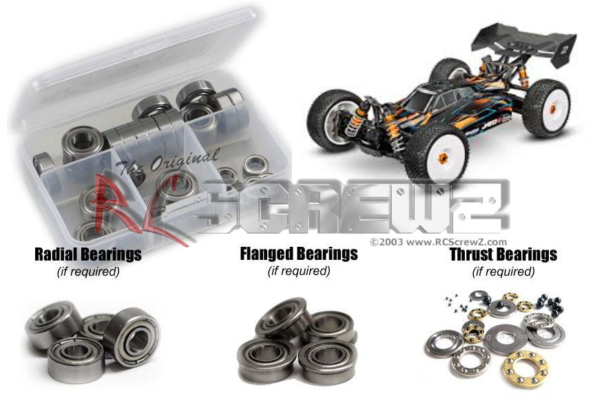 RC Screwz TRA139B 1:10 Traxxas Jato 4x4 VXL Metal Shielded Bearing Kit