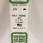 Evergreen Scale Models 6241 .060" Half Round Styrene (Pack of 100)