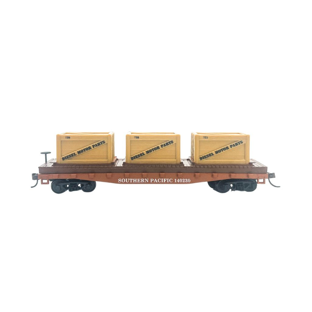 Rock Island Hobby 032212 HO Southern Pacific 40' Flat Car with Crates