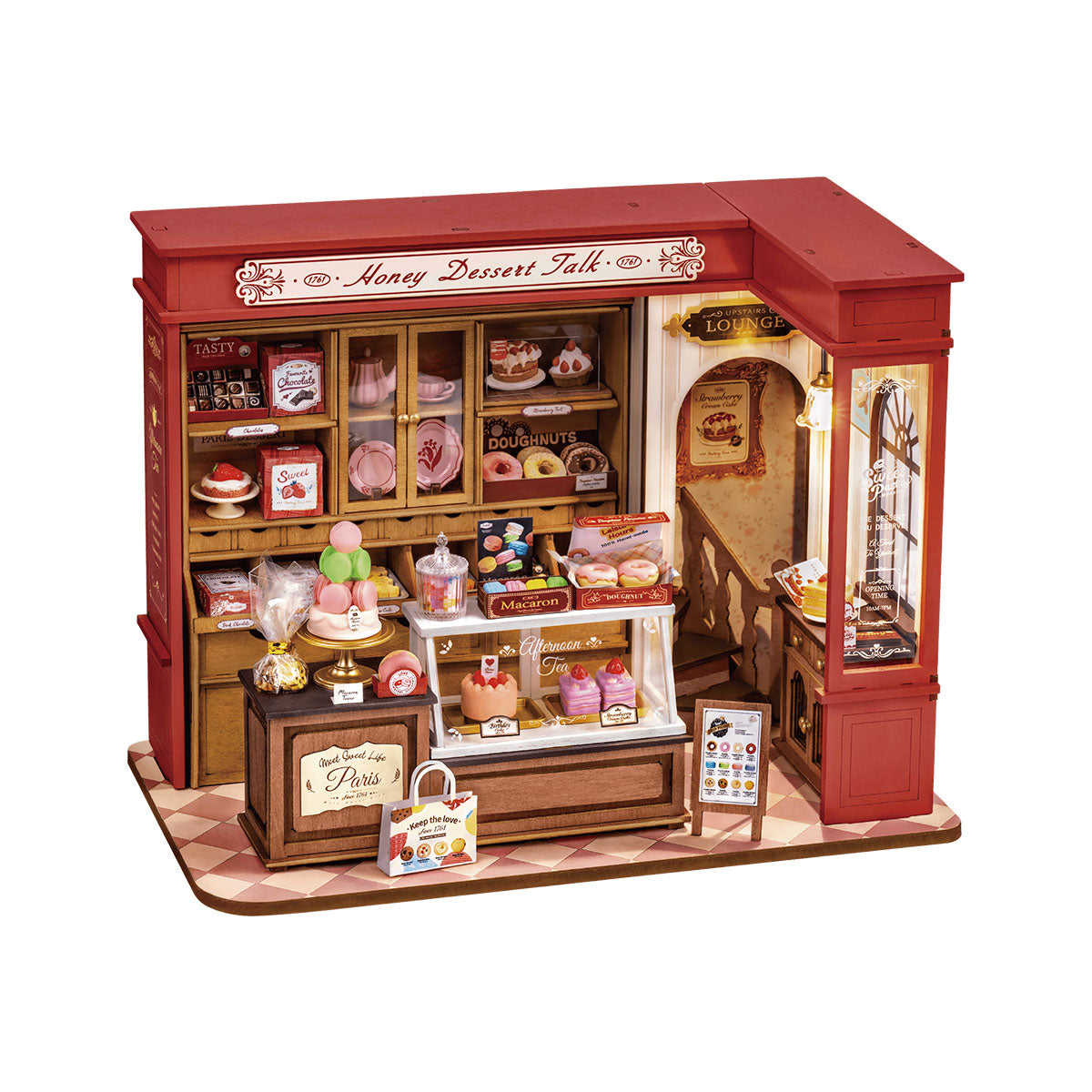 Robotime DG168 Rolife Honey Dessert Talk DIY Miniature House