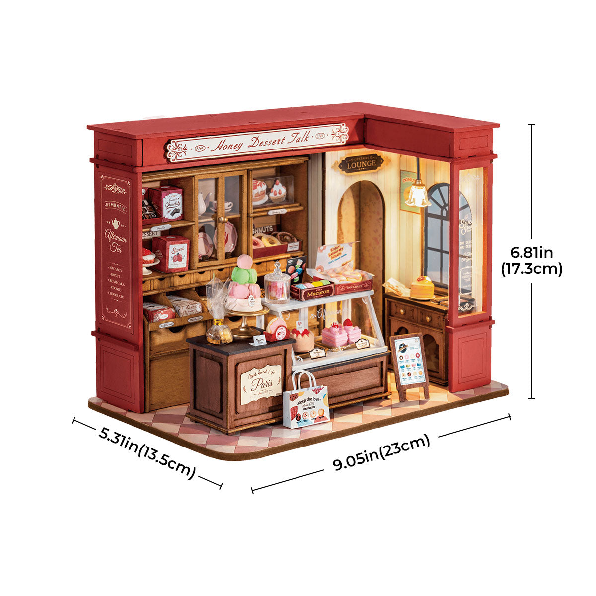 Robotime DG168 Rolife Honey Dessert Talk DIY Miniature House