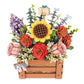 Robotime TW02H Rowood Wooden Bloom Box DIY 3D Puzzle