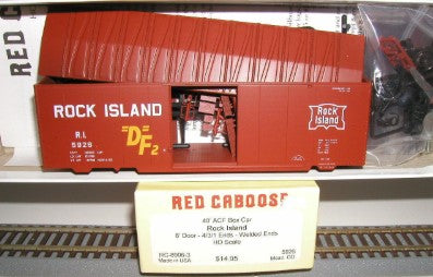 Red Caboose 8906-3 HO Rock Island 40' ACF Boxcar w/Welded Ends #5926 Kit