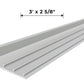 Railrax Closeouts O Shelf Section 3-Foot x 2-5/8",Satin - Glenn Snyder Shelf [6] EX