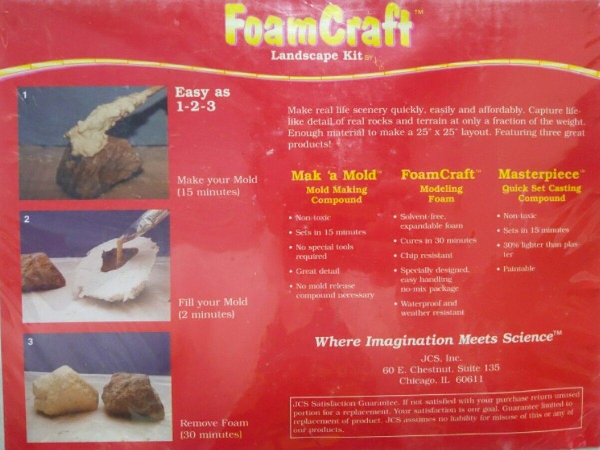 Acme 123 JCS Inc. Foam Craft Landscape Kit