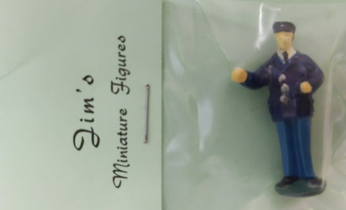 Jim's 0108 O Scale Policeman Pewter Figure