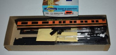 Athearn 2483 HO Great Northern STD Observation Car #1057 Kit