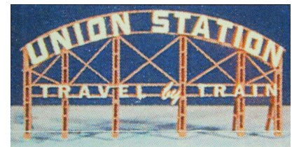 Bar Mills 91701 N Scale Union Station Billboard Laser Cut Kit