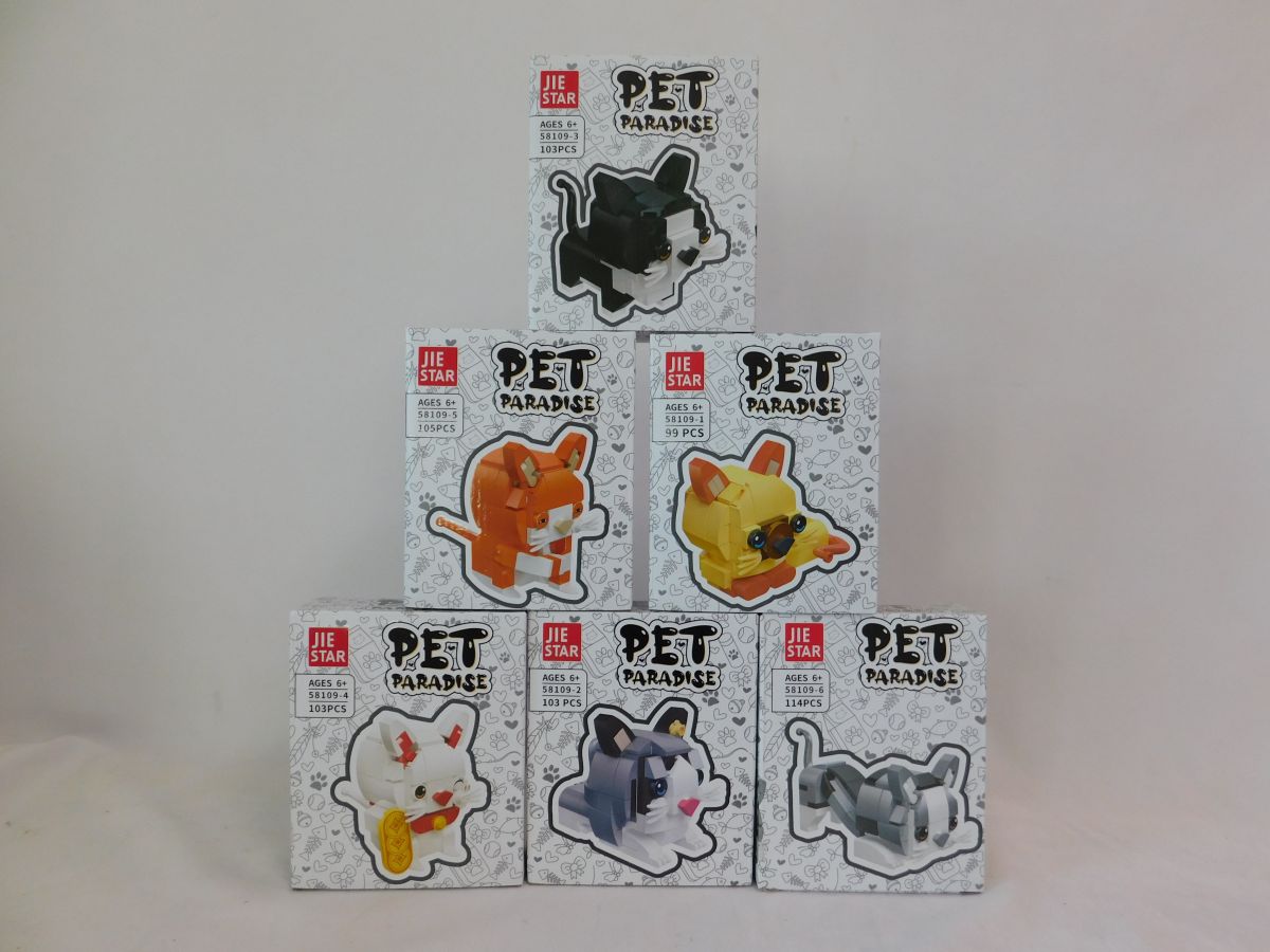 Jiestar 581090 Cat Assortment (Set of 24)