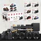 Jiestar 92307 Assorted Mini Train Steam Loco Building Block Model (Set of 6)