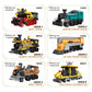 Jiestar 58009 Assorted Mini Train Building Block Model (Set of 6)