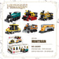 Jiestar 58009 Assorted Mini Train Building Block Model (Set of 6)
