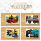 Jiestar 58009 Assorted Mini Train Building Block Model (Set of 6)