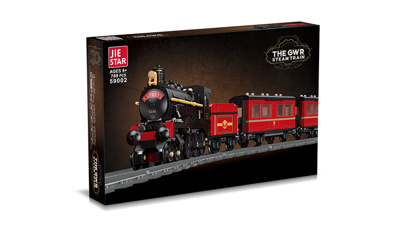 Jiestar 59002 789 Pieces Great Western Railway Steam Train Building Blocks