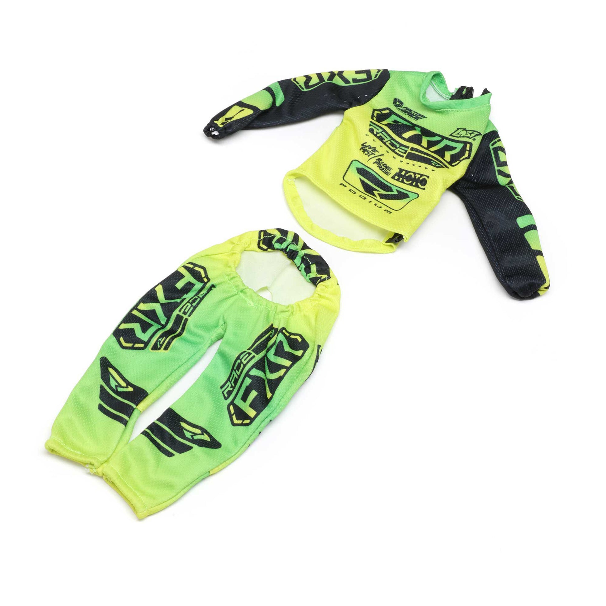 Losi LOS-2282 PM-SM/MX FXR Yellow Podium Gladiator Rider Jersey Set