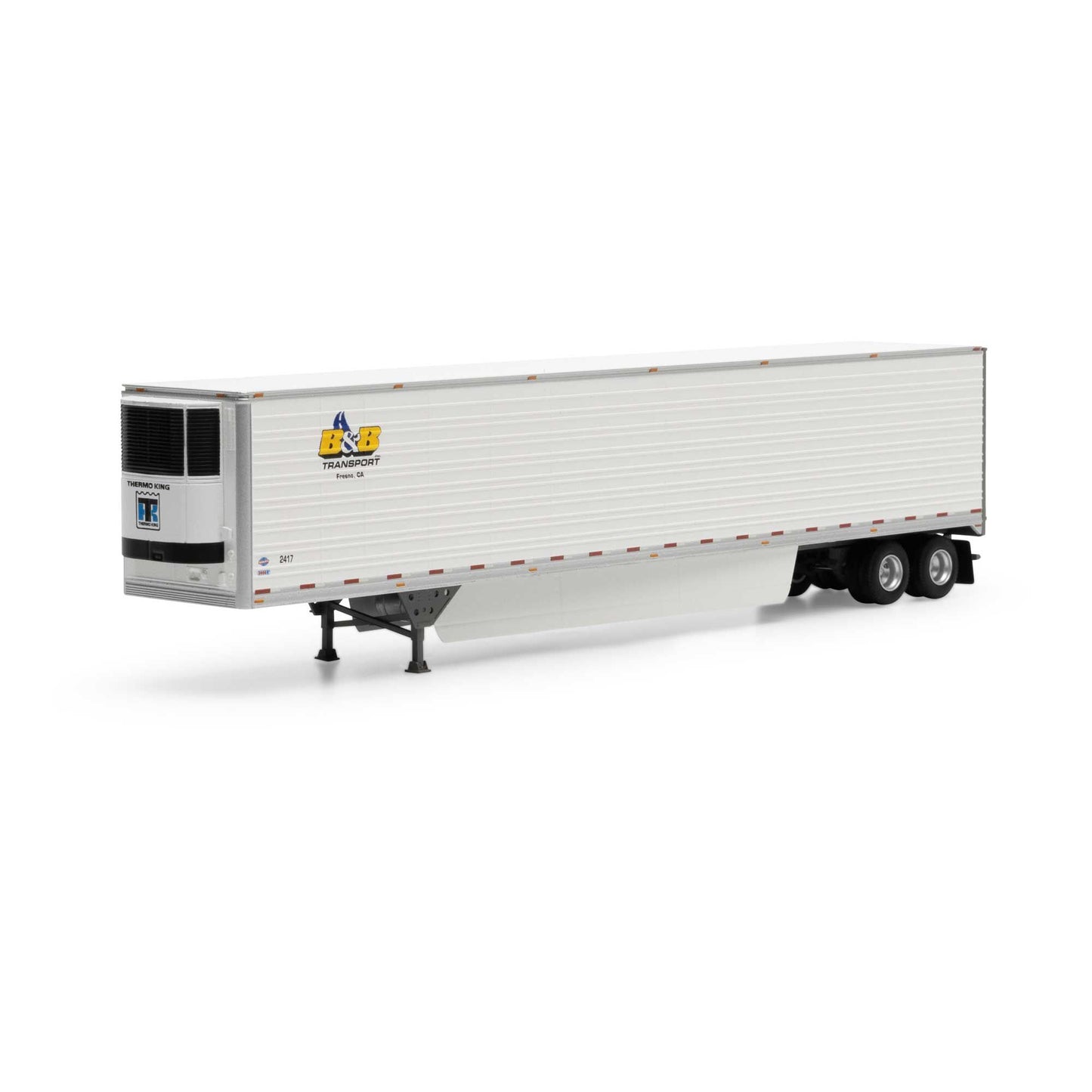 Athearn 26753 HO B&B Transport 53' Reefer Trailer #2417