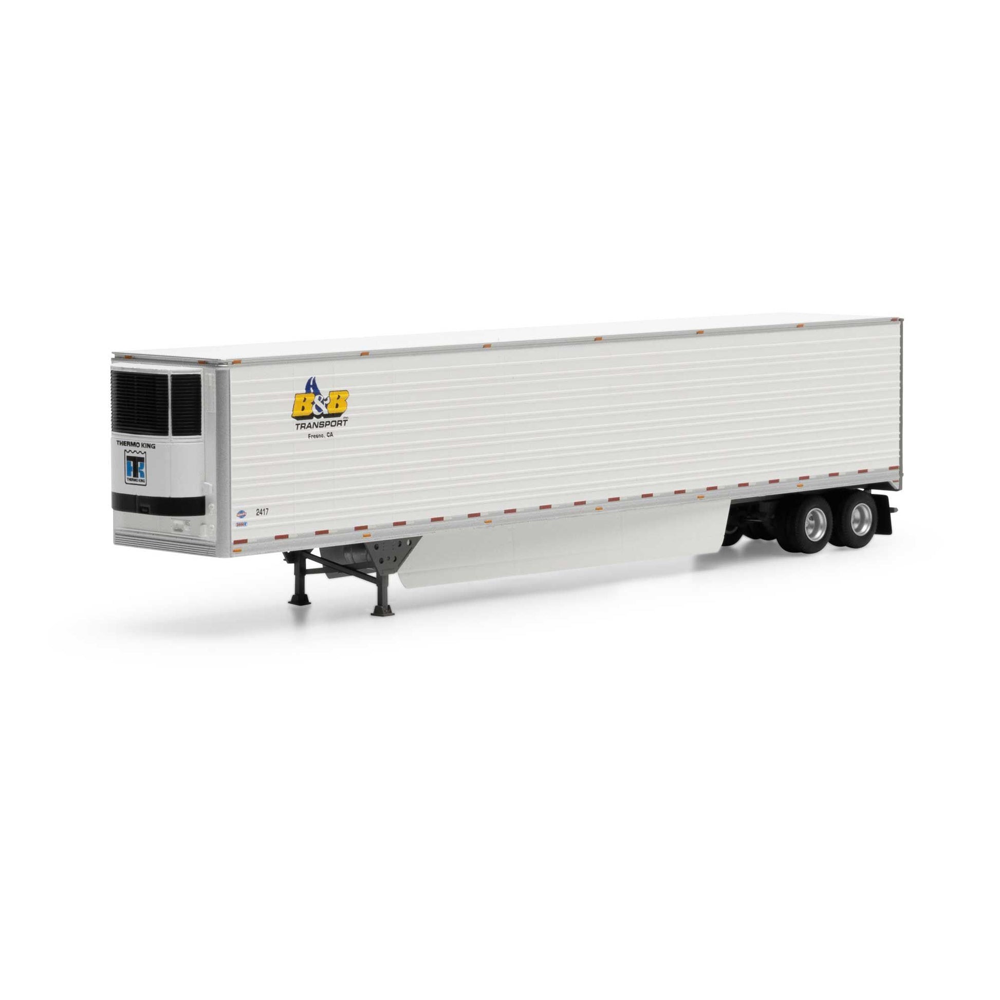 Athearn 26753 HO B&B Transport 53' Reefer Trailer #2417