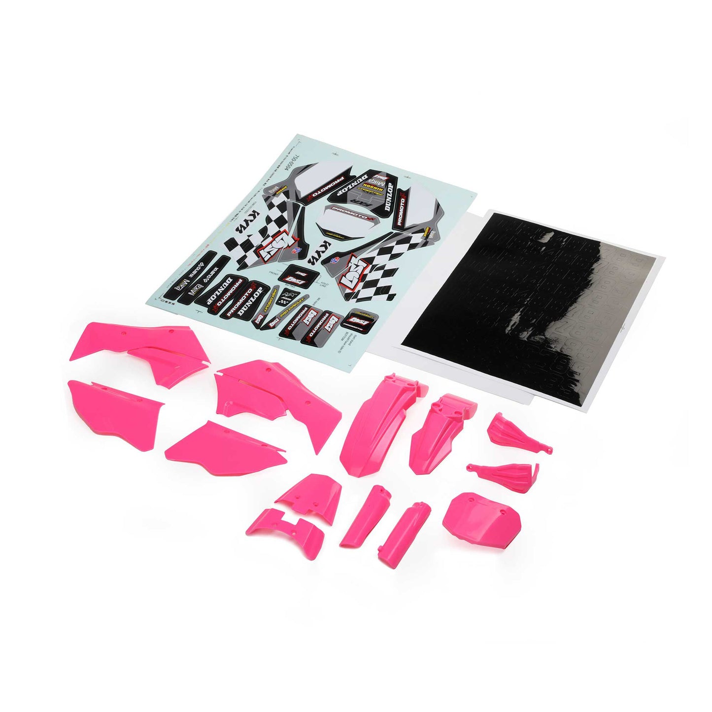 Losi LOS-2302 Pink PM-MX/SM Plastics with Wraps
