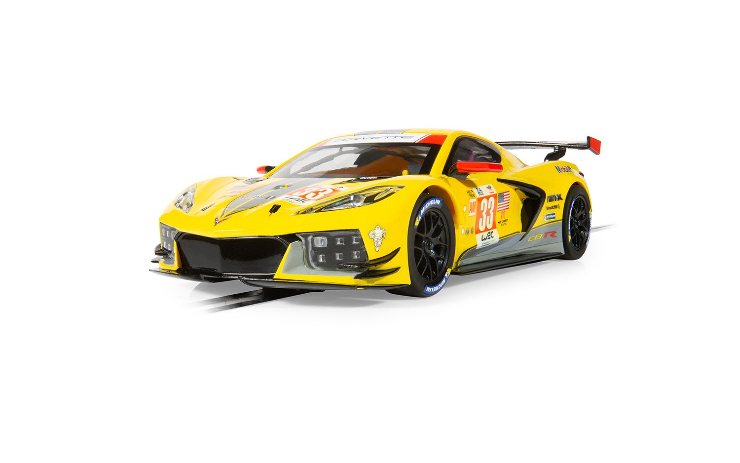 Scalextric C4558 1:32 LeMans GTE AM Winner 2023 Chevrolet Corvette C8R Slot Car