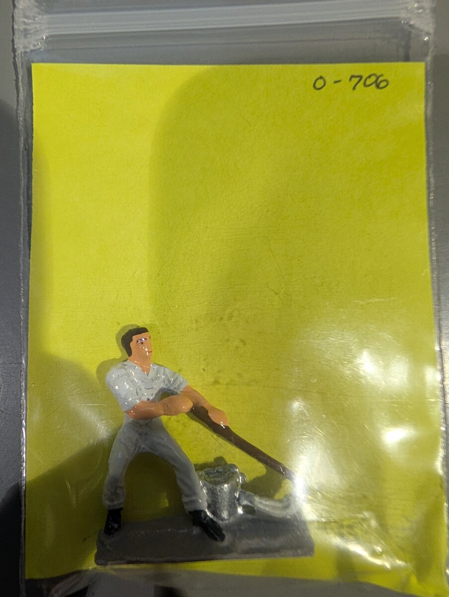 The Railmen Company 706 O Scale Custodian w/Mop & Bucket