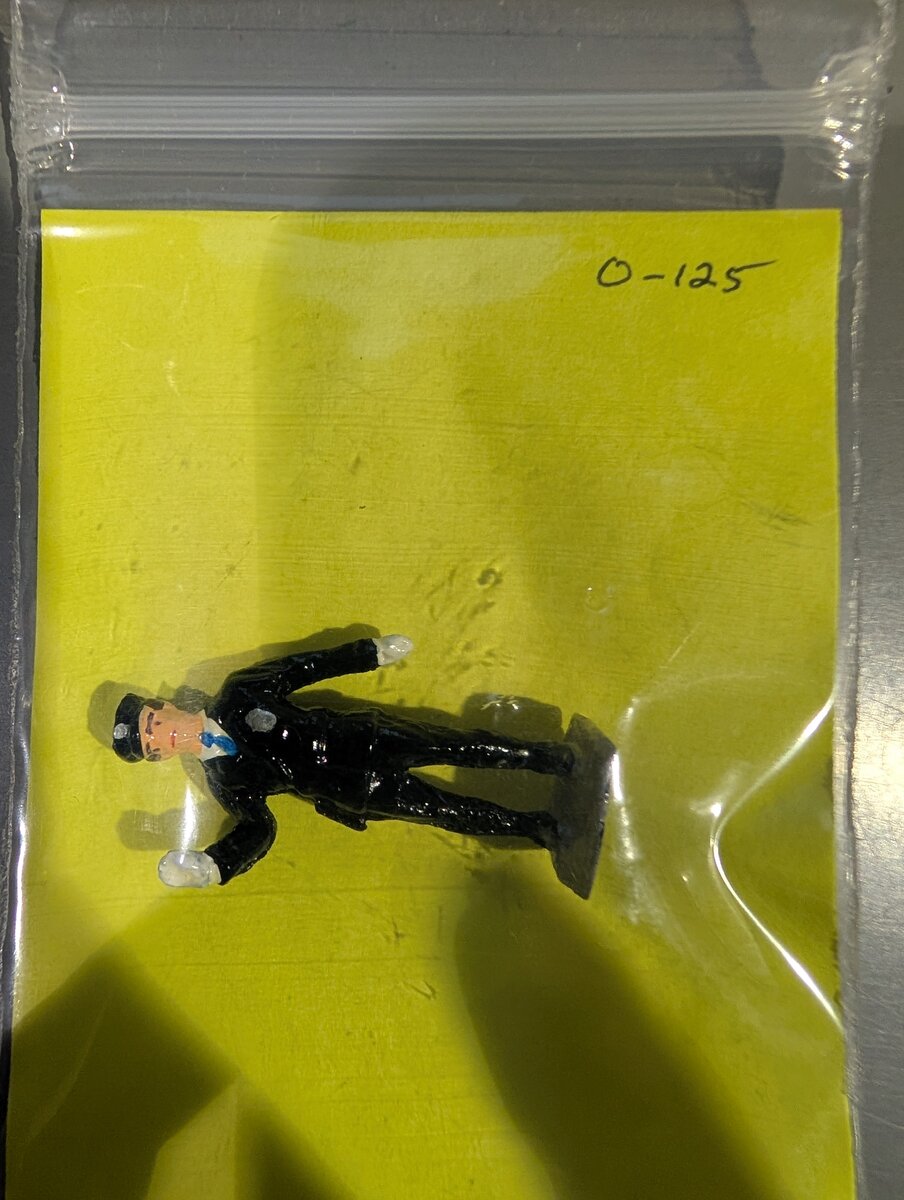 The Railmen Company 125 O Scale Traffic Policeman Directing Traffic Figure