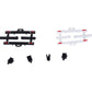 Herpa 054515 1:87 Trucks w/ Coupling White & Black Decorated Rear Bumper (2)