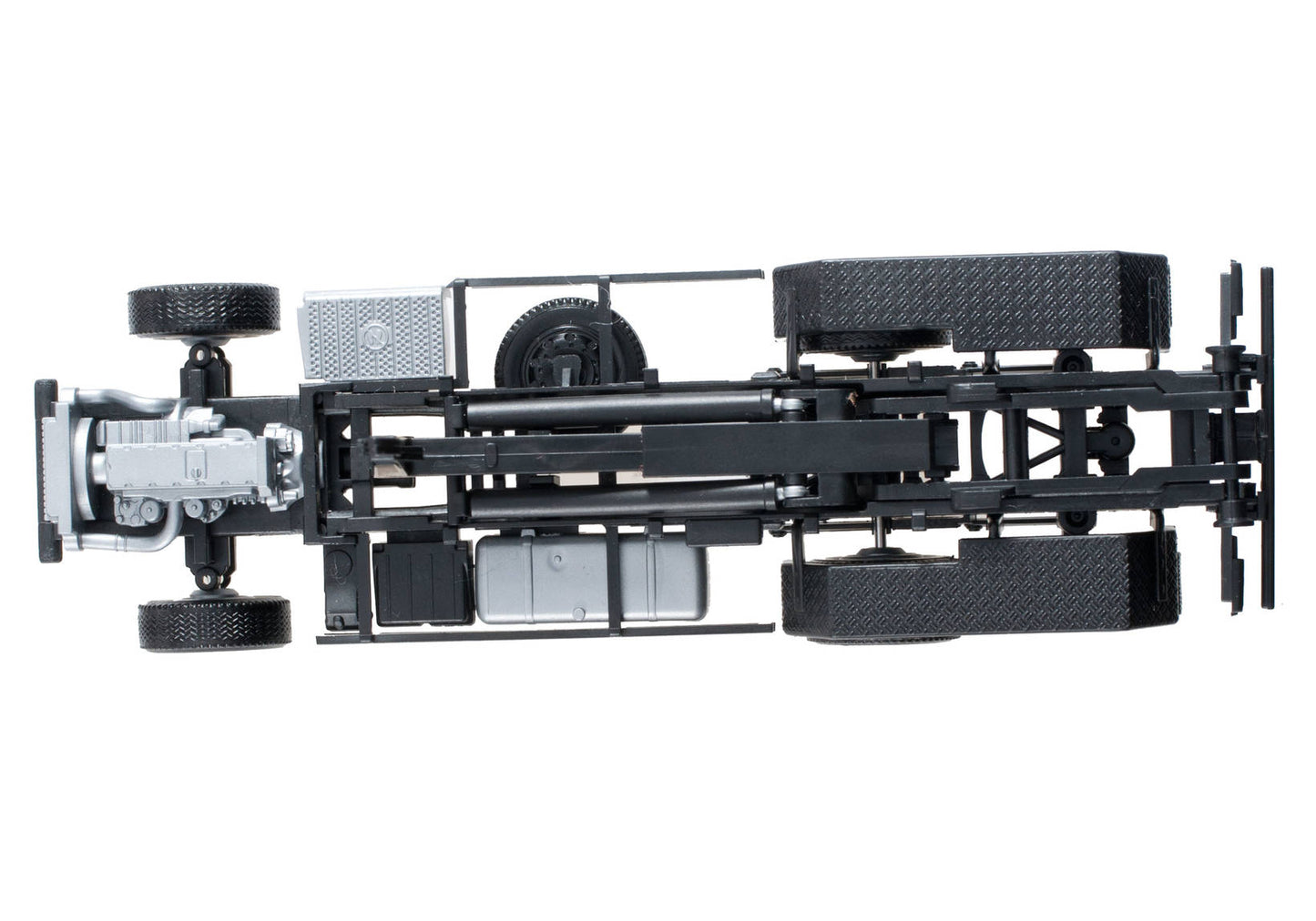 Herpa 084277 1:87 MB Actros Tractor with Roll-off Kinematics Chassis (Set of 2)