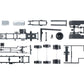 Herpa 084277 1:87 MB Actros Tractor with Roll-off Kinematics Chassis (Set of 2)