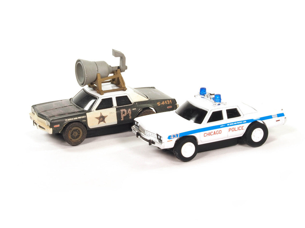 Auto World SRS359 1:64 Blues Brothers 106 Miles to Chicago Slot Car Set