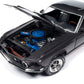 Auto World AWSS145 1:18 Hitman Grey 1969 Ford Mustang Diecast Model Car