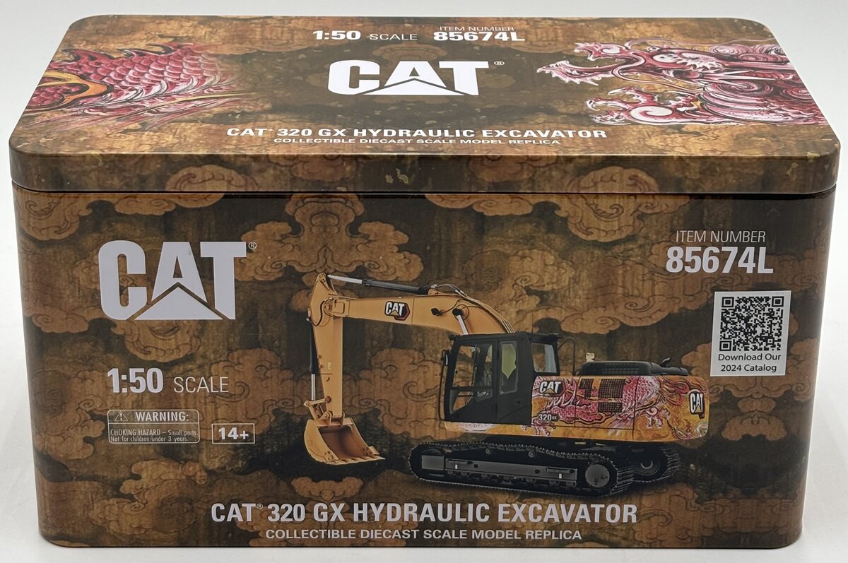 DieCast Masters 85674L 1:50 Caterpillar 320 GX Hydraulic Excavator Diecast Model