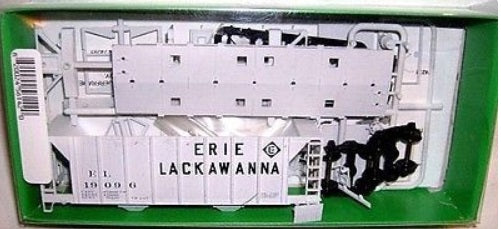 Bowser 56142 HO Erie Lackawanna 70 Ton 2 Bay Covered Hoper Car Road # 19096 Kit