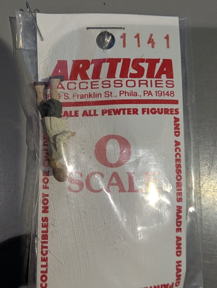 Arttista 1141 O Scale Woman Ready to Push Stroller Figure