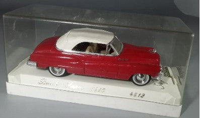 Solido 4512 1:43 Die Cast Dark Red w/Off White Top 1950 Buick Super LN
