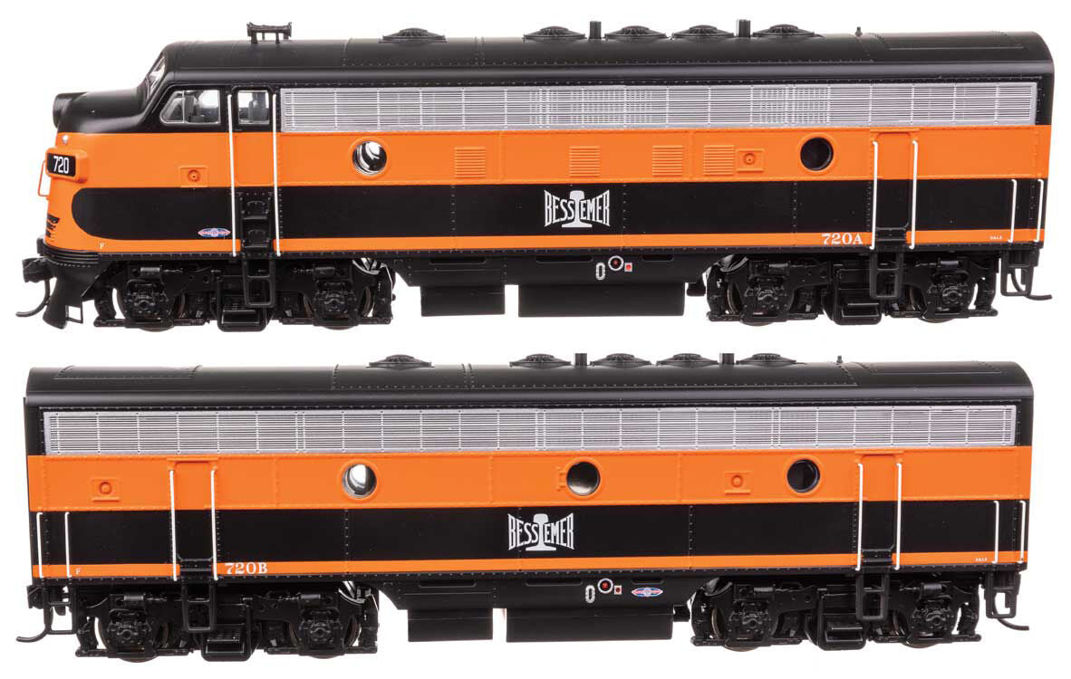Walthers 910-21401 HO BLE EMD F7 A-B Diesel Locomotive Sound & DCC #720A/#720B