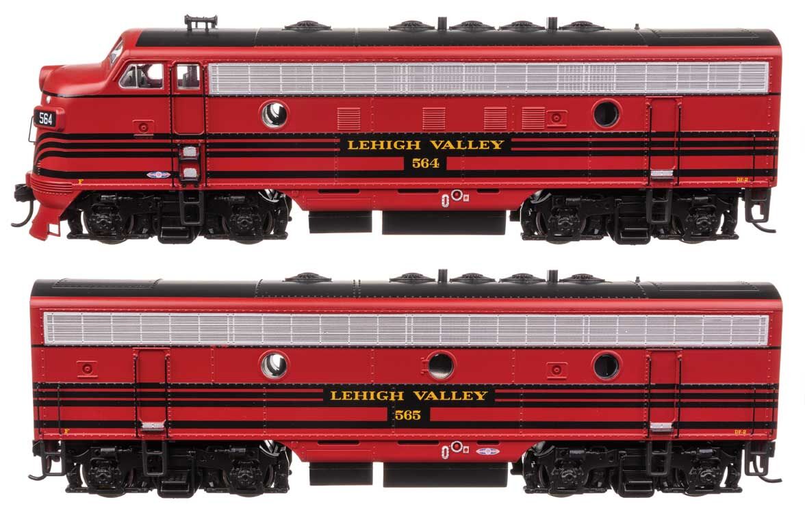 Walthers 910-21406 HO LV EMD F7 A-B Diesel Locomotive Sound & DCC #564/#565