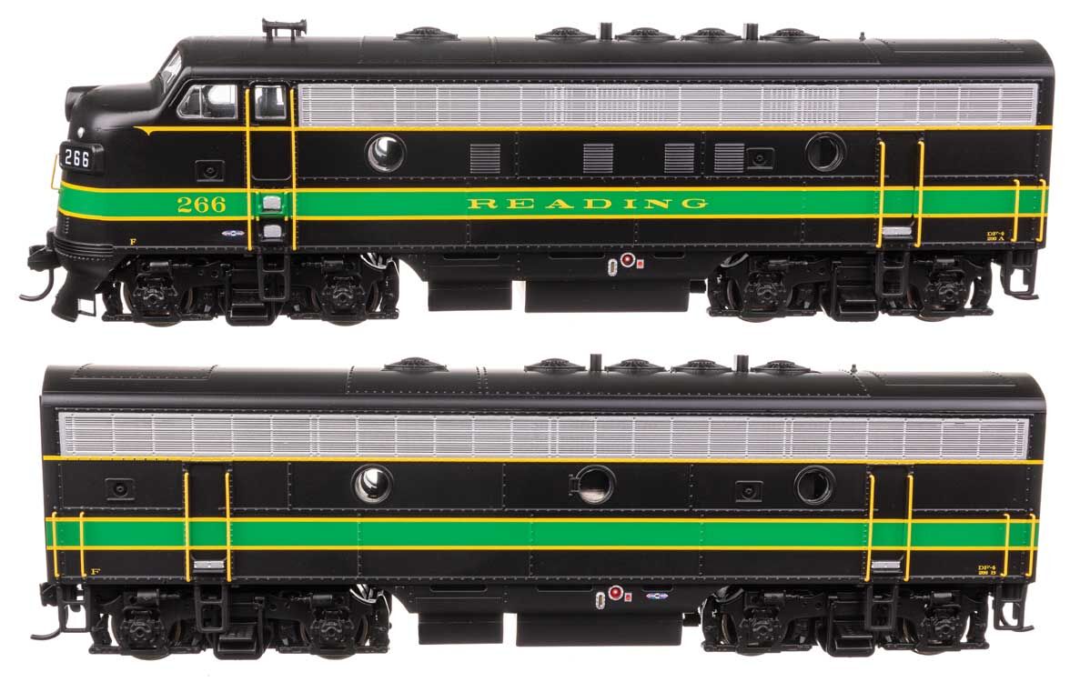 Walthers 910-21414 HO RDG EMD F7 A-B Diesel Locomotive Sound & DCC #266A/266B