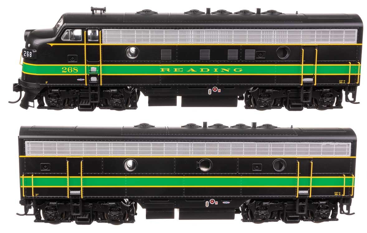 Walthers 910-21415 HO RDG EMD F7 A-B Diesel Locomotive Sound & DCC #268A/268B