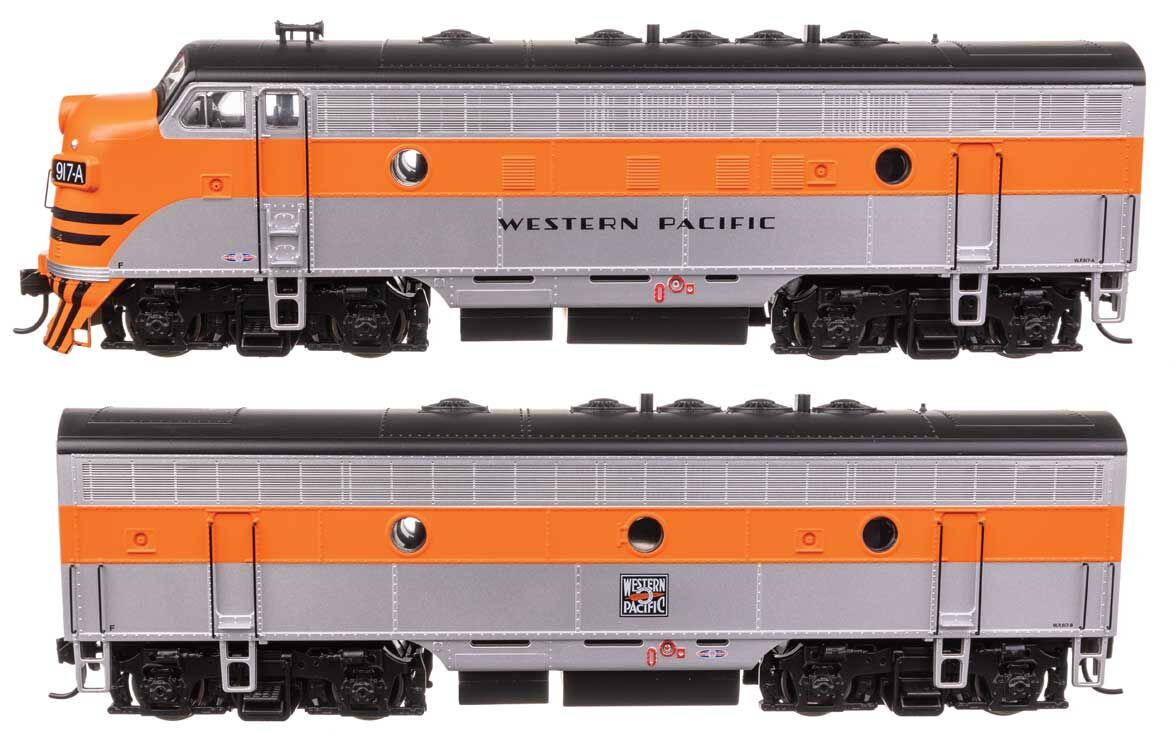Märklin H0 - 3781 - Diesel Locomotive Set - EMD F7 A With Dummy B Unit Texas Pacific Märklin H0 - 3781 - Diesel Locomotive Set - EMD F7 A With Dummy B Unit Texas Pacific
