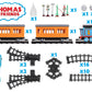 Lionel 712118 Thomas & Friends Battery Operated O-Gauge Train Set