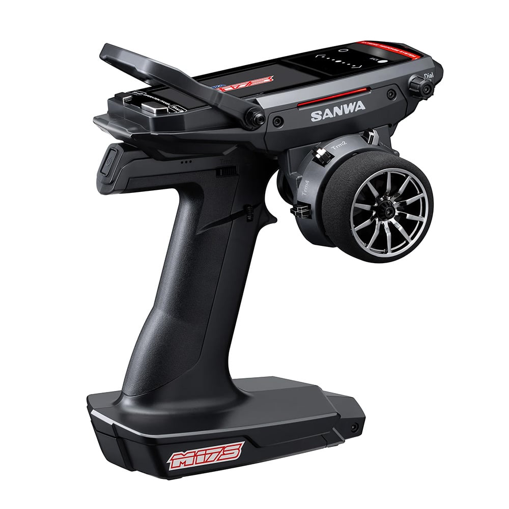 Sanwa 101A32971A M17S FH5 4-Channel 2.4GHz Radio System with RX-493i Receiver