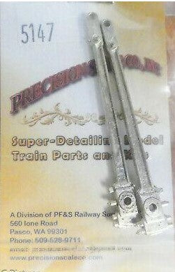 Precision Scale Co. 5147 O Scale Rods, Side, (Nickel Silver)