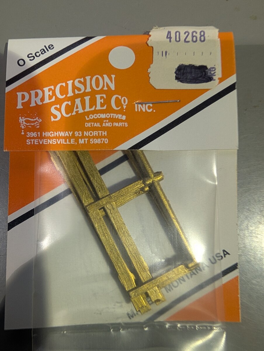 Precision Scale Co. 40268 O Scale Fence, Tender (pl. 40376)