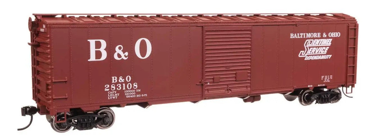 Walthers 910-46507 HO Baltimore & Ohio RTR 50' AAR Single Door Boxcar #283108