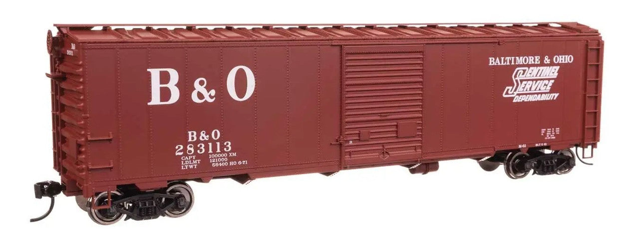 Walthers 910-46508 HO Baltimore & Ohio RTR 50' AAR Single Door Boxcar #283113