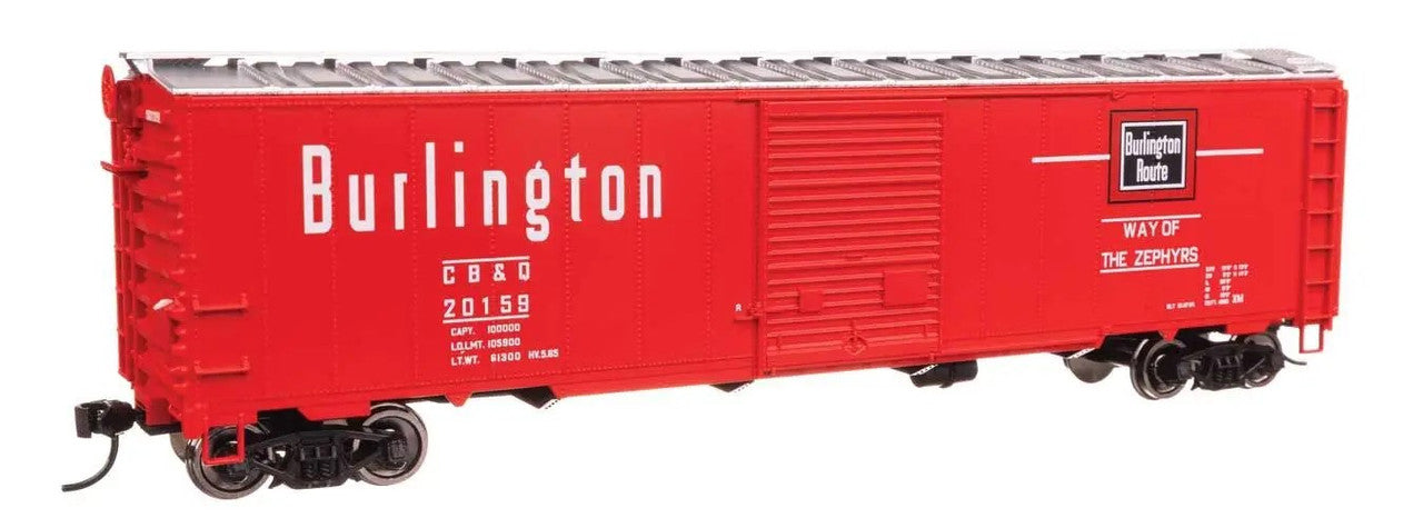 Walthers 910-46510 HO CBQ Ready to Run 50' AAR Single Door Boxcar #20159